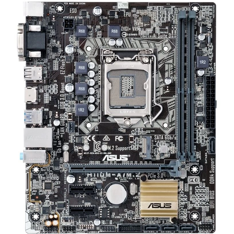 مادربرد ایسوس مدل MOTHERBOARD ASUS H110 MA